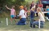 Beginners at archery Image